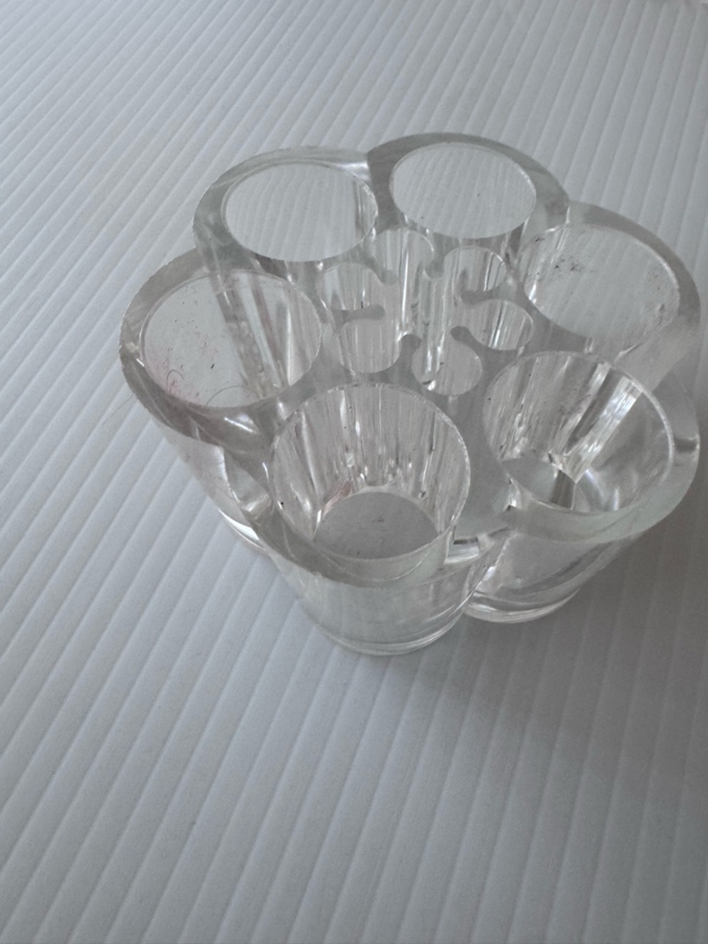 Clear Acrylic Floral Makeup lipstick or pencil Organizer